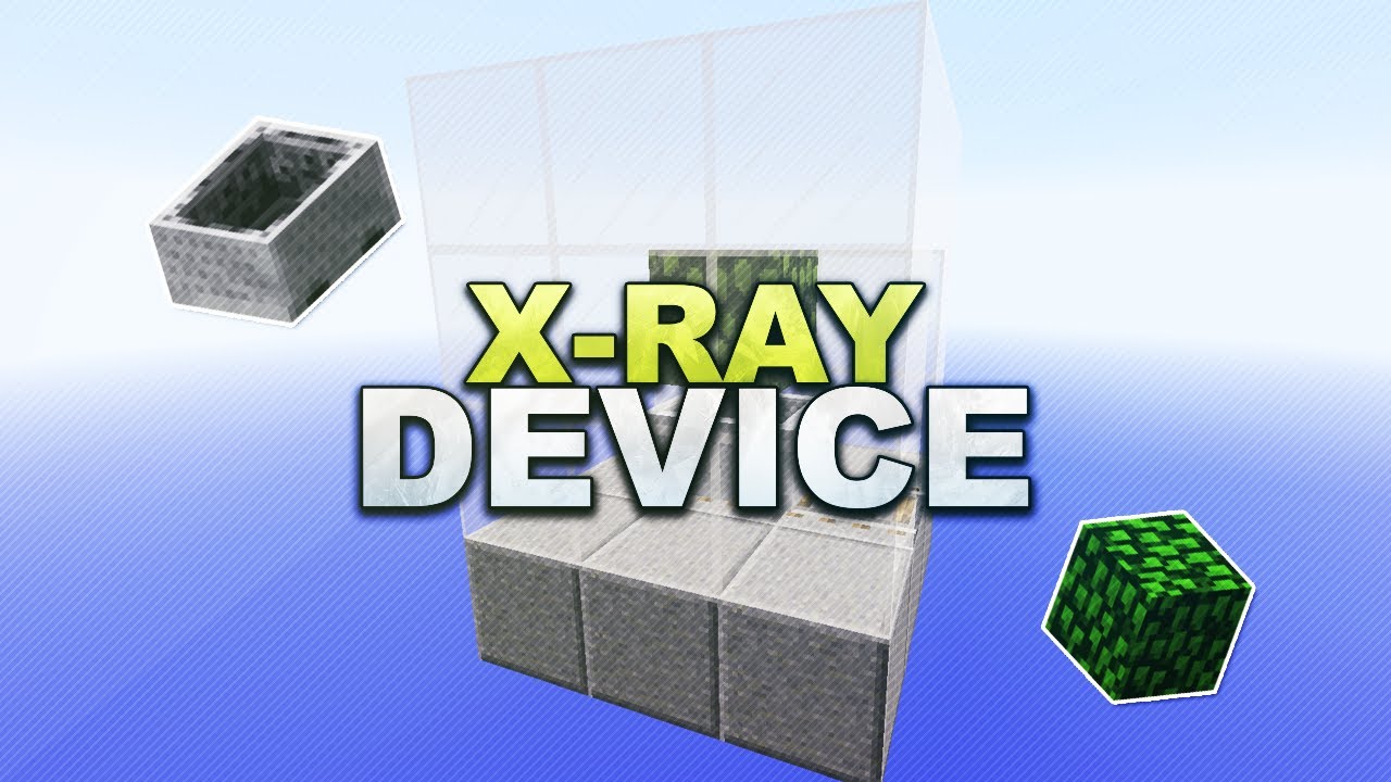 Minecraft XRay Maschine / Device Tutorial 1.13 YouTube