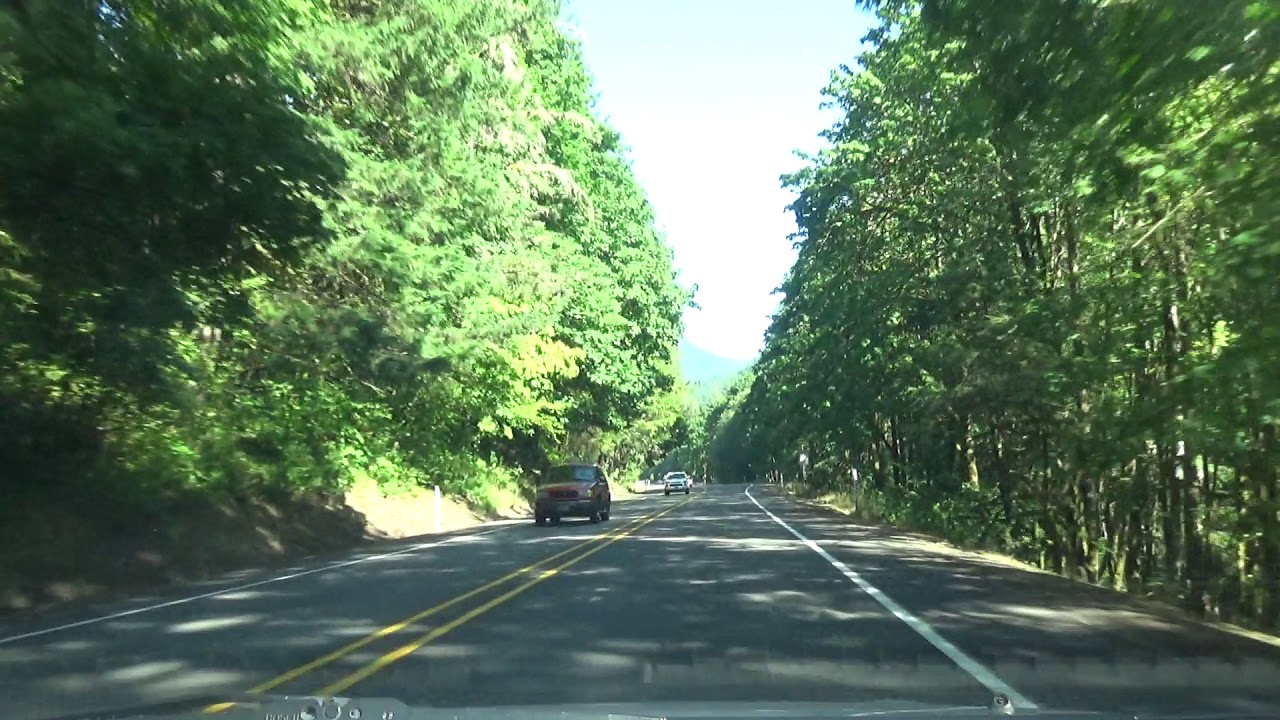 201708161639 Driving East on Oregon Highway 22 From from Gates to