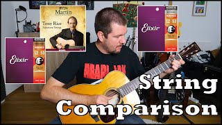 Best Sounding Acoustic Strings  Elixir Phosphor Vs 8020 Bronze U0026 Martin Monel