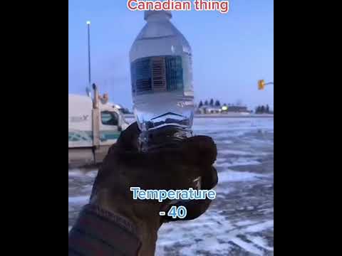 -40 Derecede Suyun Donması (Canadian Thing)