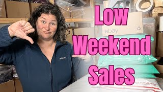 Less than $200 Gross Sales in Three Days / What Sold on eBay and Poshmark on a Slow Weekend