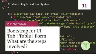 11. PHP Advanced - UI with Bootstrap