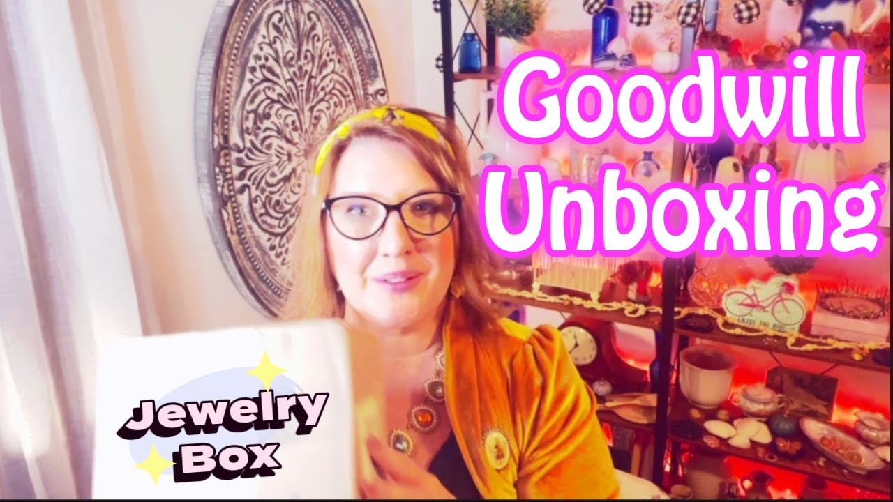 Jewelry Auction Lot Haul Unboxing Goodwill Reselling