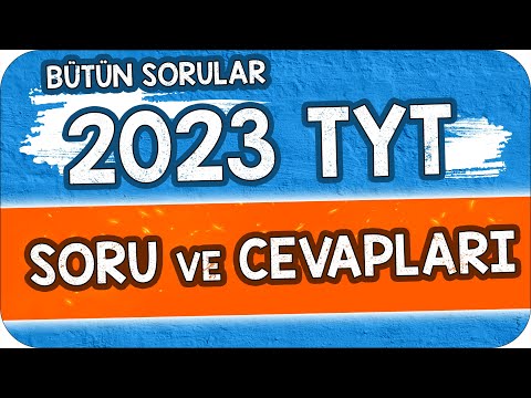 2023 TYT SORULARI ve TÜM CEVAPLARI! 📍#yks2023 #tyt @kampussozel