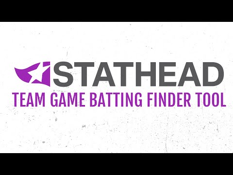 Team Game Batting Finder Tool Tutorial | Stathead Baseball