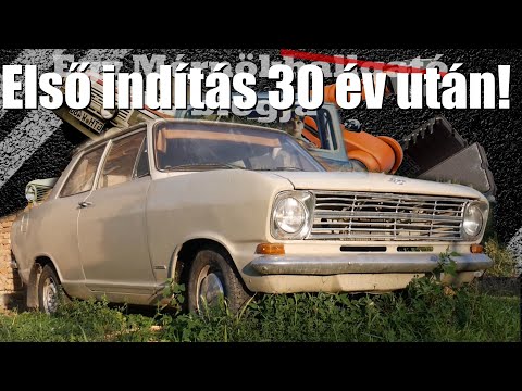 50 éves Opel Kadett első indítása 30 év állás után!