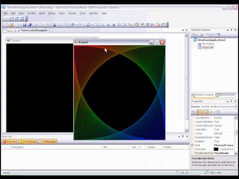 Visual basic 2008 Form Effects