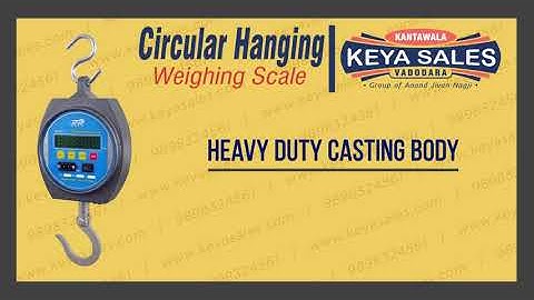 Circular Digital Hanging Scale #KeyaSales #AnandJivanNagji