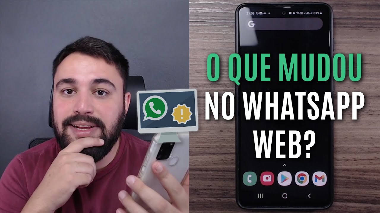O QUE MUDOU NO WHATSAPP WEB? - YouTube