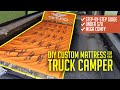 Truck Bed Camper - Step-By-Step DIY Memory Foam Mattress build-a-long