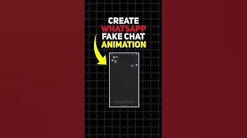 Create WhatsApp Fake Chat Animation — 100% FREE!