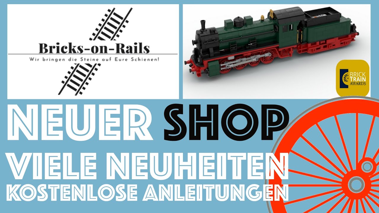Bricks-On-Rails Shop Update 06/2021 - neue MOCs, Räder und kostenlose ...