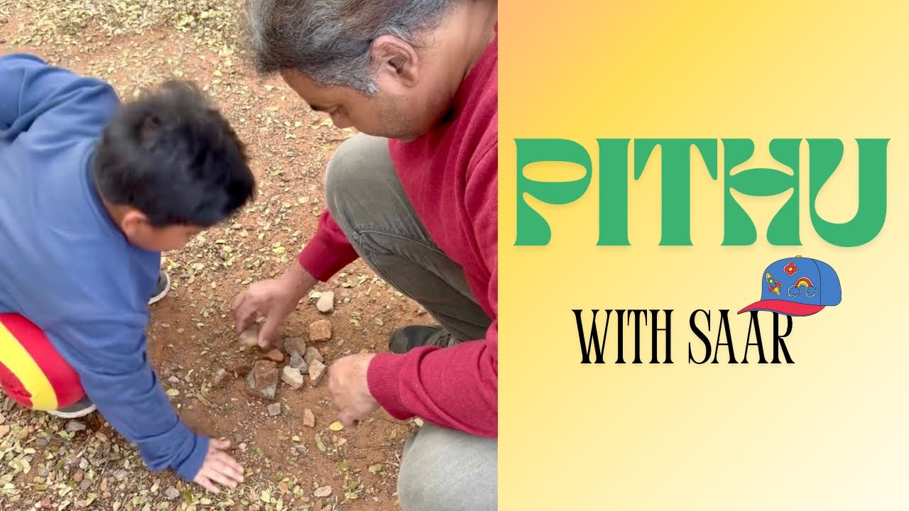 Saar ko sikhaya hamara childhood game - PITHU  