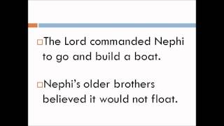 Nephi's Courage - (Lyrics) for 2012 Primary Program chords