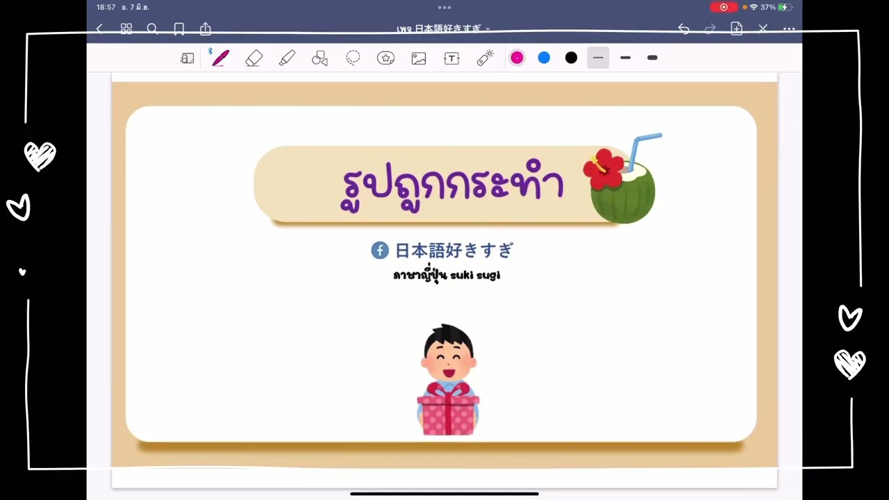 การผันรูปถูกกระทำ และหลักการใช้ ภาษาญี่ปุ่น