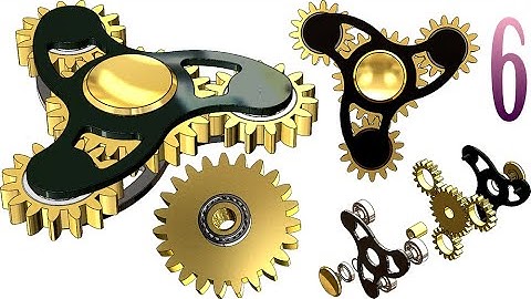 6-Project 24| 4-Gears Fidget Spinner |SolidWorks Tutorial : Assembly A- sun gear
