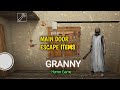 Main door escape items -- granny definition in Hindi Granny wala cartoon gameplay video