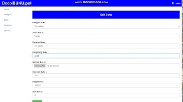 Source code aplikasi toko buku || Php & MySql
