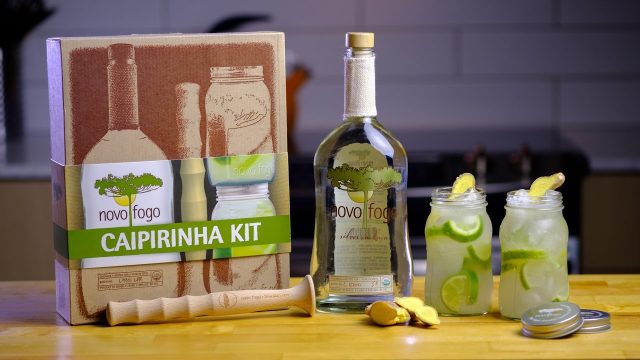 How to Make A Ginger Caipirinha with the Novo Fogo Caipirinha Kit