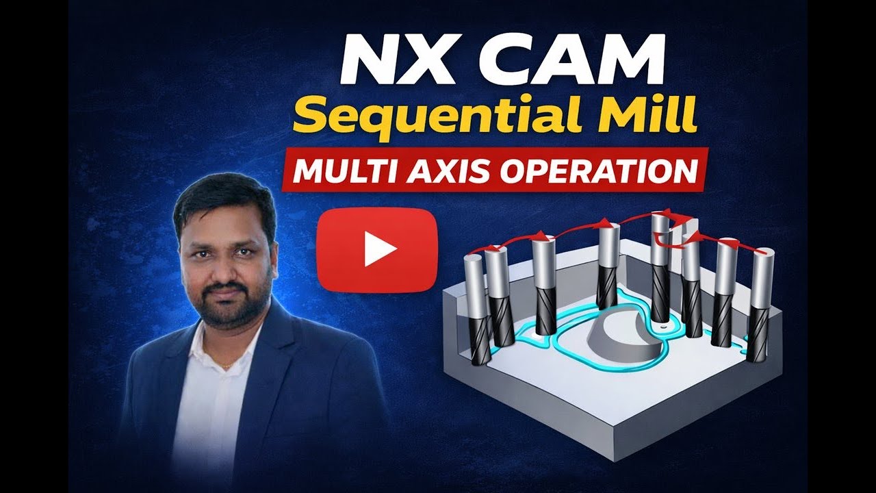 Учебное пособие по многоосевой последовательной фрезерной обработке в NX CAM, урок 28, автор Н. В...