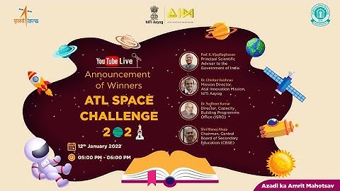 Announcement of Winners - ATL Space Challenge 2021