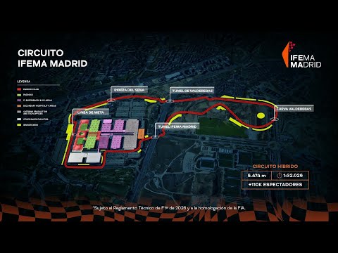 Así será el circuito de la Fórmula 1 en Madrid