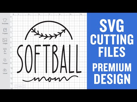 Softball Mom Svg Cut Files for Cricut Premium cut SVG