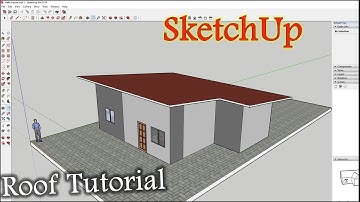 SketchUp How to Make Roof Simple technique