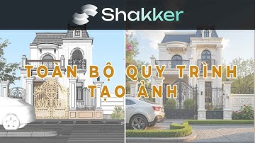 Stable Diffusion trong Kiến trúc | Toàn bộ quy trình Upload Lora, tạo ảnh trên Shakker.ai | ArchiAI