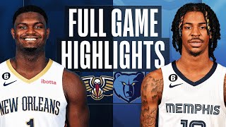 Memphis Grizzlies vs. New Orleans Pelicans Full Game Highlights | Dec 31 | 2023 NBA Season