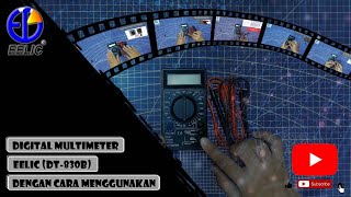 EELIC Multitester / avometer / Multimeter Digital DT830B