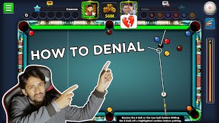 8 Ball Pool - How to do a proper Denial in BERLIN / VENICE or any Table - Gaming With K