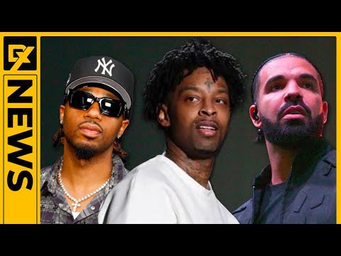 21 Savage Weighs In On Beef Between Drake & Metro Boomin