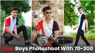 Outdoor Photoshoot With Best Poses vlog with 70 - 300 canon lens | Stylish photoshoot Poses for Boys screenshot 2