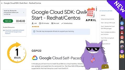 Google Cloud SDK: Qwik Start - Redhat/Centos | #2025 | #GSP122 |#qwiklabs |Solution