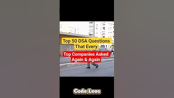 Top 50 DSA Questions You MUST Practice to Crack Any Tech Interview in 2025🚀🔥 #shorts #dsa #interview