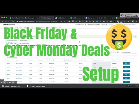 How to Set Up Cyber Monday & Black Friday Discounts 💸⚡️ in Amazon SellerCentral