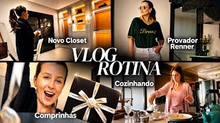 VLOG | CLOSET NOVO + RETIRADA RENNER + COMPRINHAS CHANEL, SHOPE…