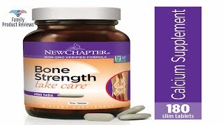 New Chapter Calcium Supplement  Bone Strength Whole Food Calcium with Vitamin K2  D3  Magnesium