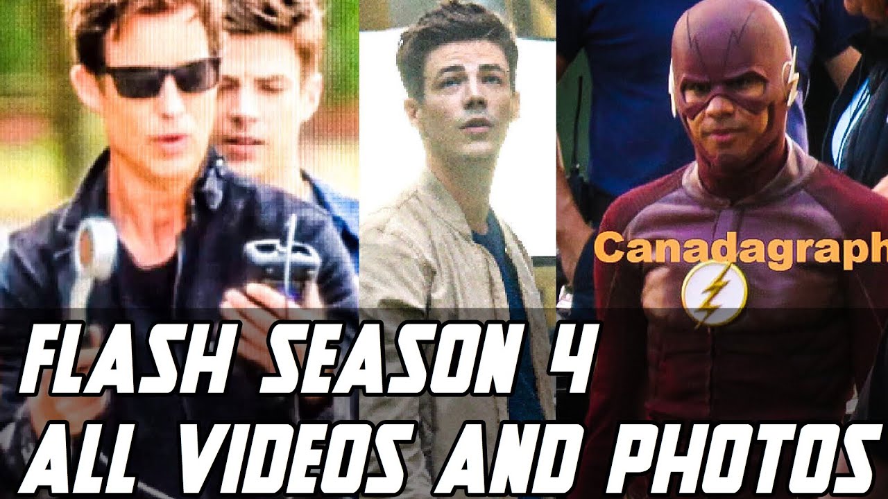 Flash Season 4 All Videos & Photos ! Killer Frost, Wally In Flash Suit, Flash Season 4 Set Video/Pic