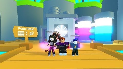 What happens when you fuse 3 Rudolf Pet Simulator X