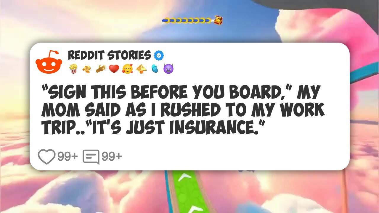 “Sign This Before You Board,” My Mom Said As I Rushed To My Work Trip. “It’s Just #reddit 