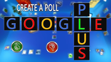 HOW To CREATE a POLL On Google Plus | Google+ POLLS