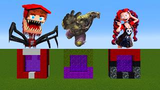How To Make A Portal To Maizen House Zombie Hulk Twin Sister In Minecraft