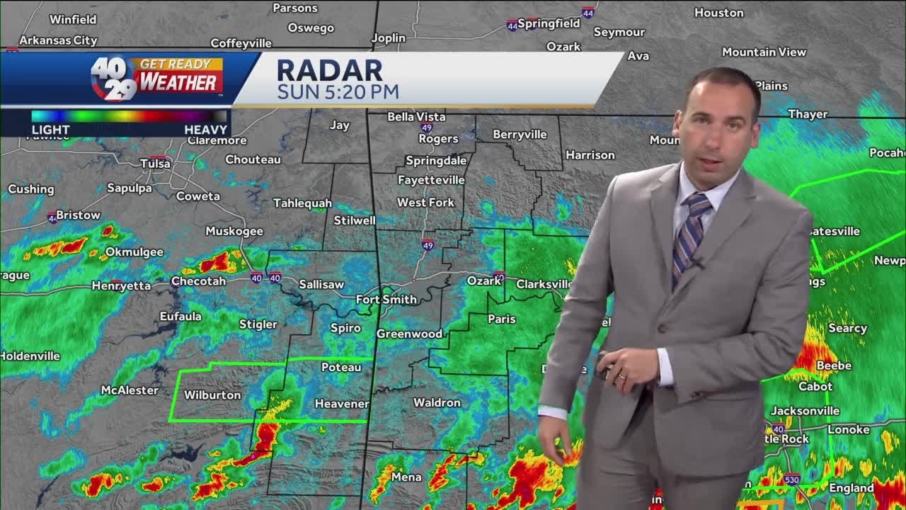 Heavy rain possible for remainder of Sunday - YouTube