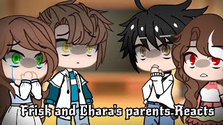 Frisk and Chara's parents Reacts to Megalomaniac GlitchTale|| GCRV || Rose•Afton OwO ||