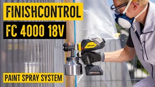 FinishControl FC 4000 18V  The cordless XVLP paint sprayer | WAGNER