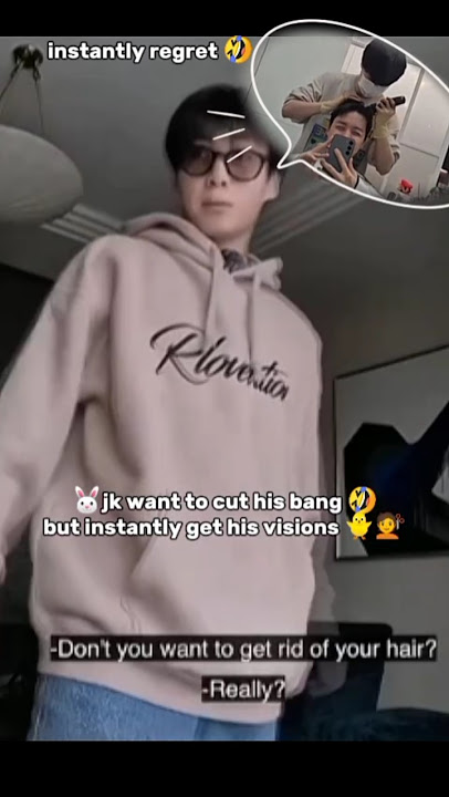 He🐰 instantly stepped back with his actions 🤣💇#minkook #btsshorts #viral #kpop #kpopnews #fyp