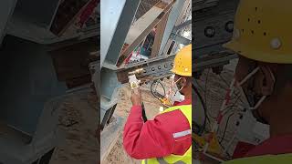 Industrial Continuous Laser Rust Remover For Construction Site Metal Parts#shorts #cleaning #clean