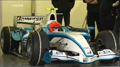F1 2010 Michael Schumacher GP2 Test Jerez January 12 RTL.